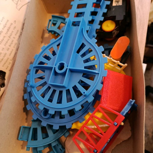 The Train Greek Vintage Toy from the 70s like new