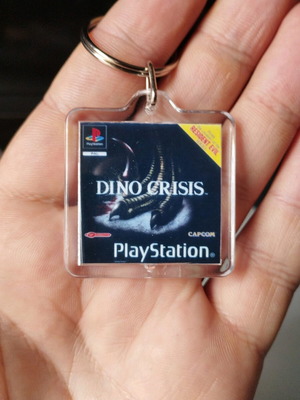 Dino Crisis PS1 acrylic keychain