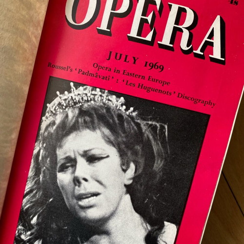 Opera leather-bound magazine collections used, set of 4