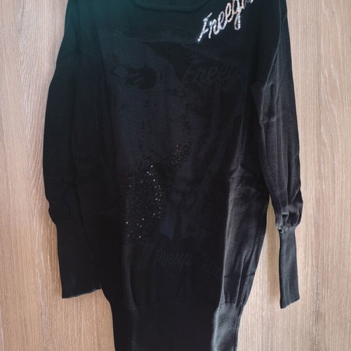 Acme women's black blouse dress like new, size S