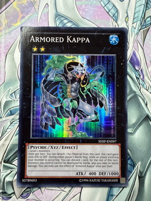 Armored Kappa Yu-Gi-Oh! κάρτα σαν καινούργιο, συλλεκτική