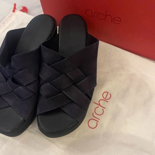 Arche platform sandals used, size 38, purple
