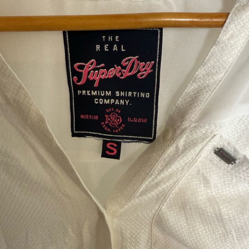 Superdry shirt new, transparent, white, size S