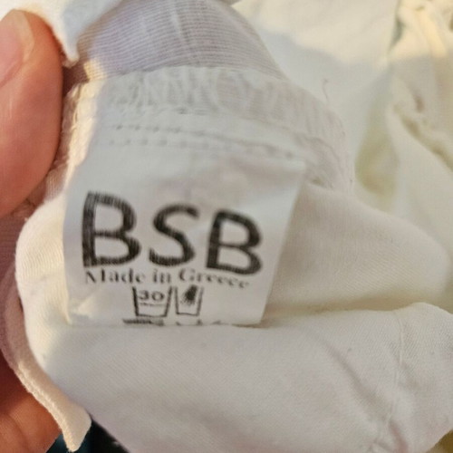 BSB white linen pants used