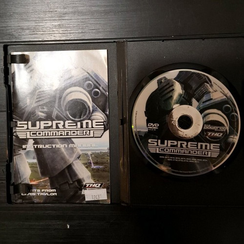 Supreme Commander PC action game used in good condition