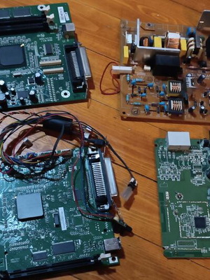 PC boards used, set of 5 large motherboards
