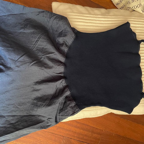 Capezio The Dance Maker USA Dance Jumpsuit Overalls dark blue small like new