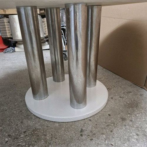 Coffee table like new 120x76 cm with 65x65 cm base