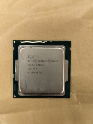Intel Pentium G3450 used, 2 cores, 3.40GHz