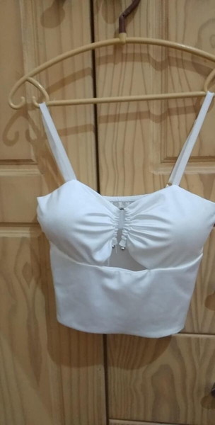 Barson Τοπ Λευκό Μέγεθος One Size