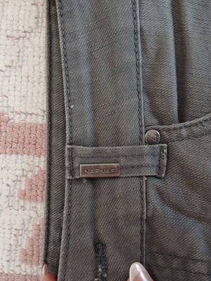 Naf Naf gray denim skirt like new, size S 36 8