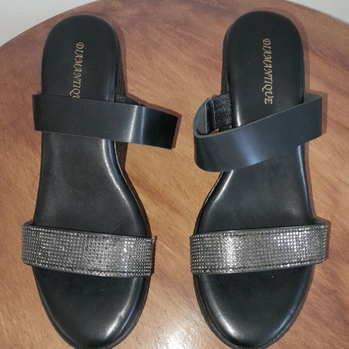 Diamantique women's platform shoes No. 39 new, black