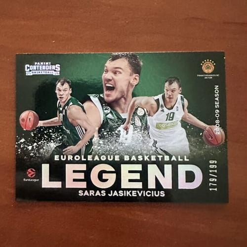 Panini EuroLeague Contenders Saras Jasikevicius sticker