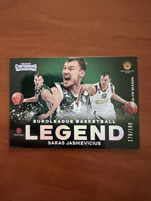 Panini EuroLeague Contenders Saras Jasikevicius sticker
