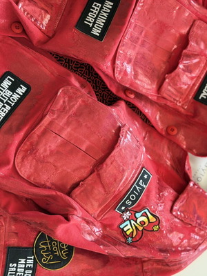 Áyios Athens Statement Jacket Large red like new