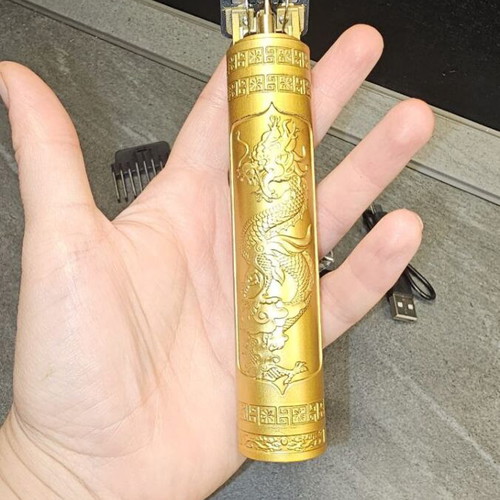 Vintage T9 beard and mustache trimmer new, golden dragon