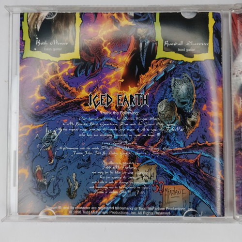 Iced Earth The Dark Saga CD, 1998 metal album