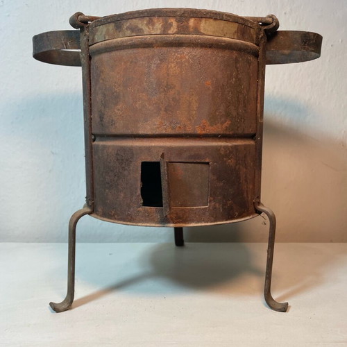Old cooking stove used rustic antique