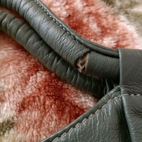 SITA MURT leather grey shoulder bag used with minor defect