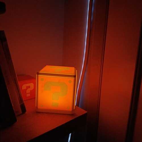 Super Mario Question Block Lamp like new