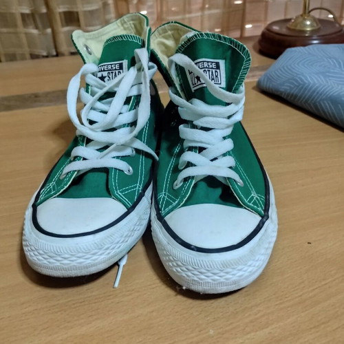 Converse All Stars sneakers, green, size 38