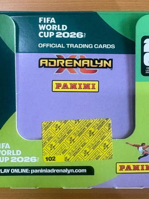 World Cup 2026 Adrenalyn XL Panini κούτα με 50 φακελάκια καινούργιο