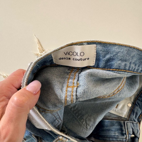 Vicolo Jean shorts like new, size M 38 10, blue