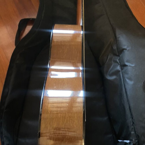 Yamaha guitar used with Thomann case and classic s rope core strings