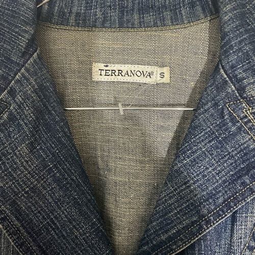Women's denim jacket used, size S, blue