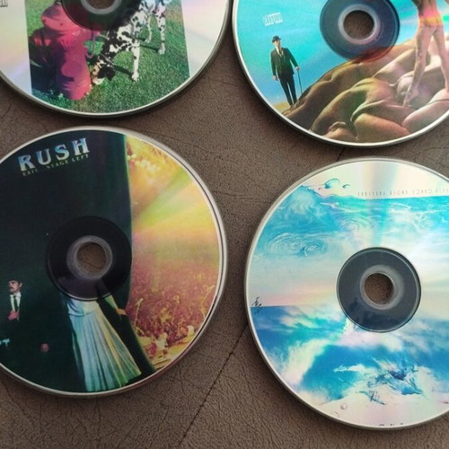 Rush rock CD set used, 17 discs without covers