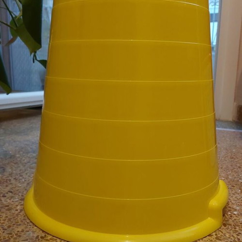IKEA plastic stool like new, poster storage space