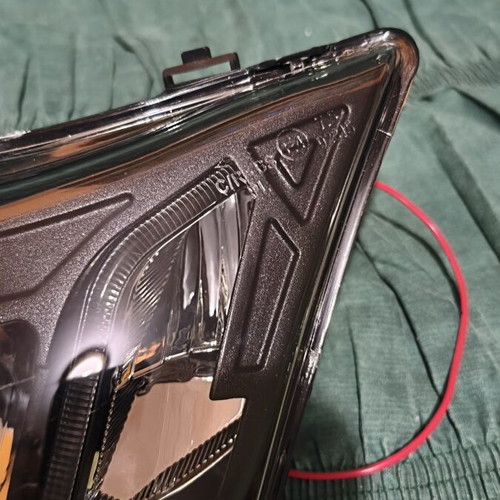 LED Crypton X headlight new, functional with minor internal scratch