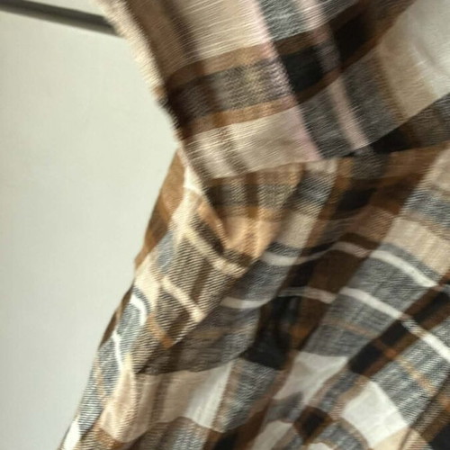 Terra & Sky women's cotton blouse 2 XL like new, beige brown