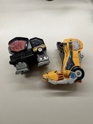 Mmpr Zords Power Rangers lot used, 2 toys