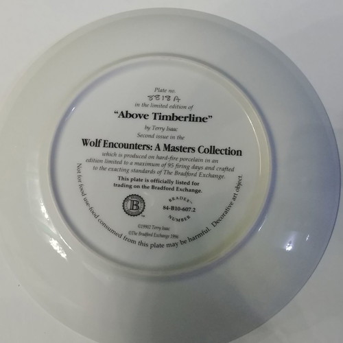 Bradex decorative plate new, Bradford Exchange "Above Timberline" 1996