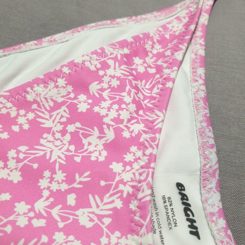 Bikini pink & white Bright Swimwear size S like new