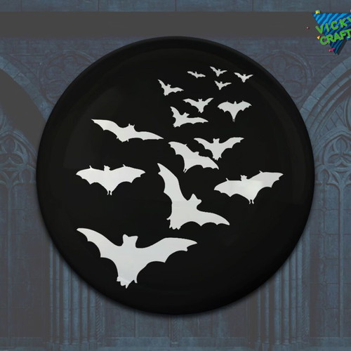Gothic pin set 6 pieces 3 cm new