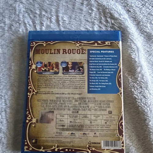 Moulin Rouge Blu-Ray used with Greek subtitles
