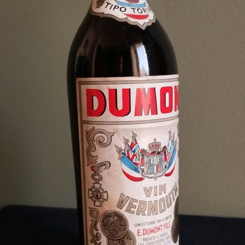 Φιάλη βερμούτ Dumont Tipo Torino 1966 vintage σφραγισμένη σαν καινούργιο