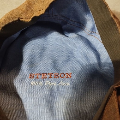 Stetson Summer Linen Cap like new, size L, beige