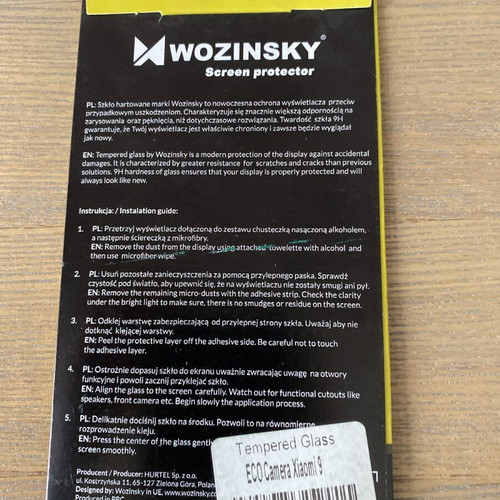 Tempered Glass for Xiaomi 9 Camera new