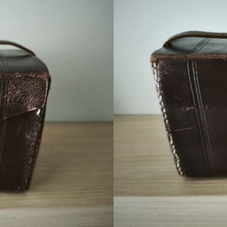 Agfa Trolix Box camera used (1936) with leather case
