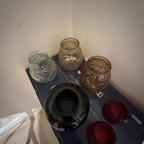 Glass lanterns used, assorted