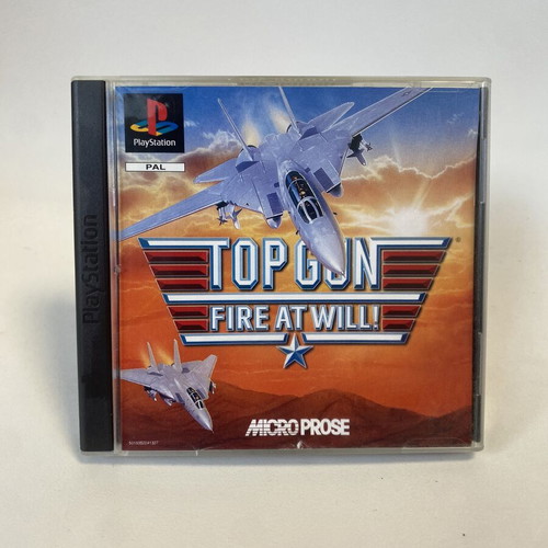 Top Gun Fire At Will PlayStation 1 PS1 like new, English