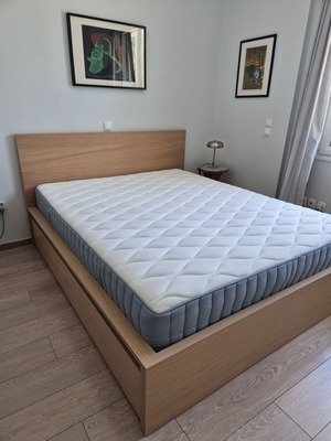 IKEA Malm bed base with four drawers, fits 160x200 mattress