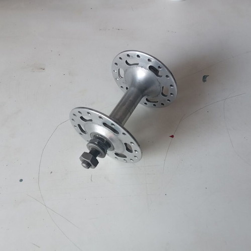 Maillard front wheel hub used, 36 holes, vintage racing