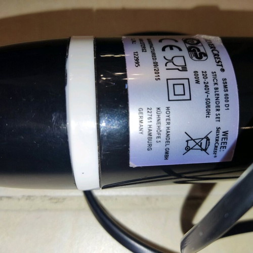 Silvercrest SSMS 600 D1 Hand Blender like new, 600W