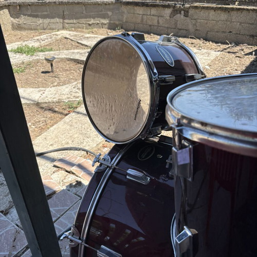 Millennium Acoustic Drum Set used, complete with cymbals and hardware