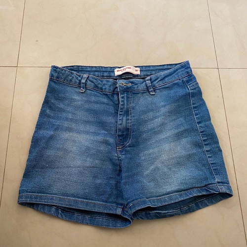 Denim shorts Pink Woman size 38 in very good condition