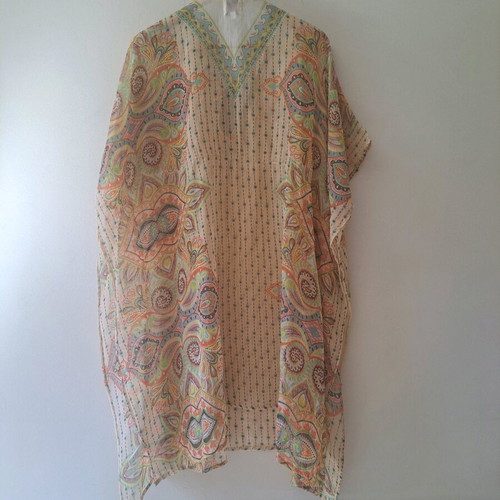 Beach dress like new, beige, one size